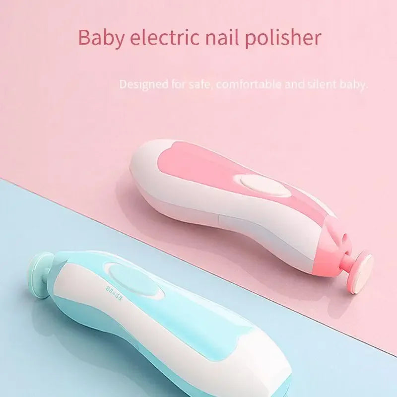 Baby Electric Nail Sharpener & Manicure Kit - Multi-Functional Scratch Proof Clippers